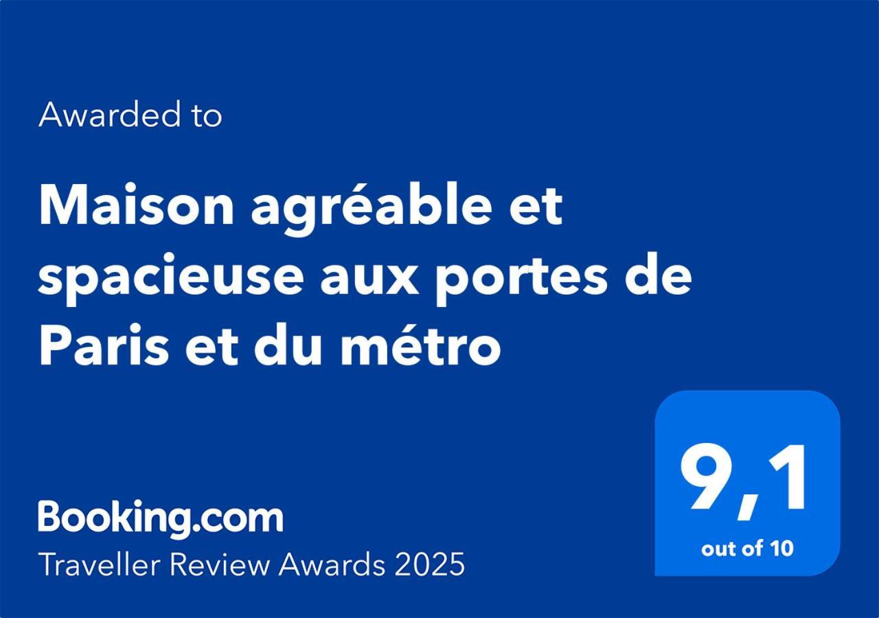 Maison Agreable Et Spacieuse Aux Portes De Paris Et Du Metro サン・トゥアン エクステリア 写真
